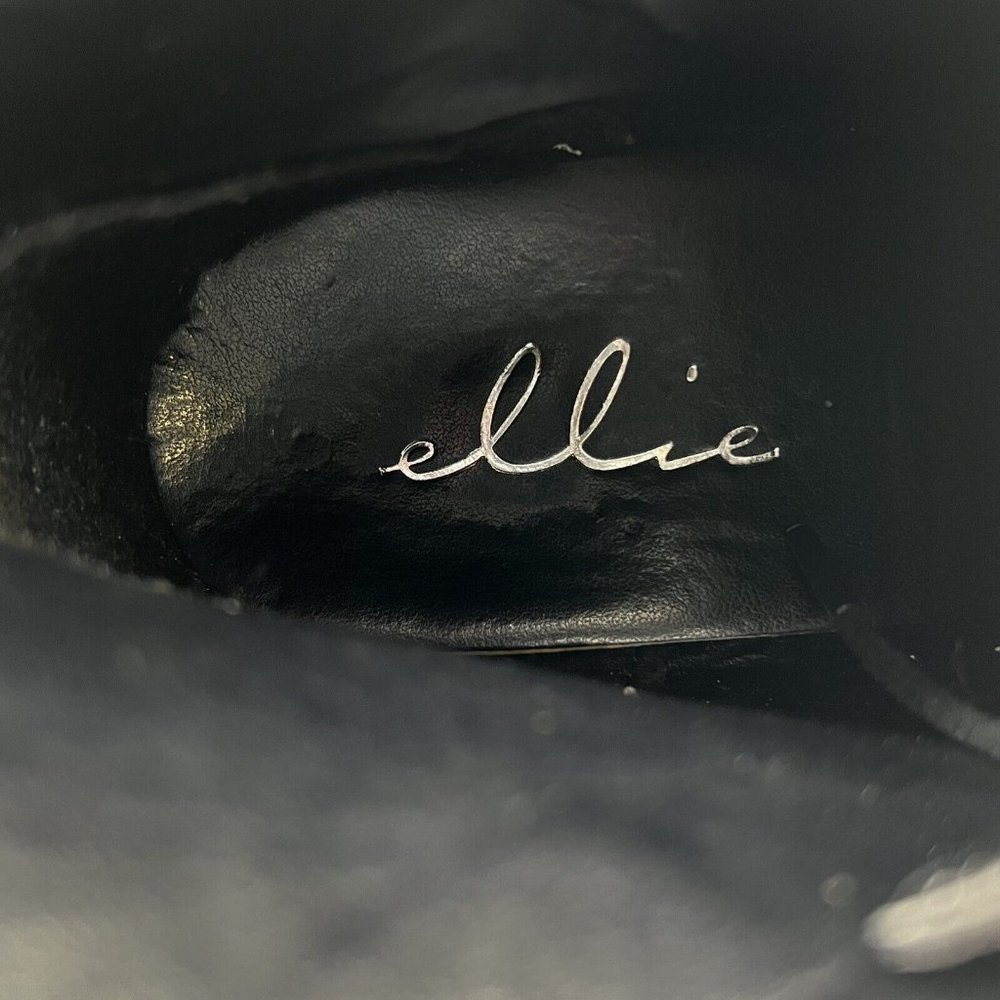 Ellie Charlotte Patent Leather Spiderweb Boots Shoes Witch Halloween Size 6 - Picture 8 of 8